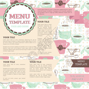 菜单设计模板可作为网页背景图片