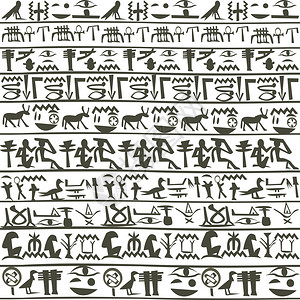 埃及象形文字背景图片