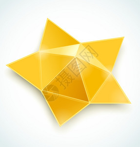 折纸星集矢量图图片