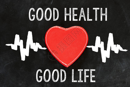 以良好的健康美好生命标志心跳图片