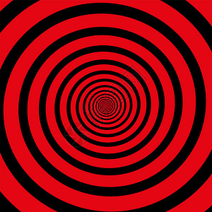 红色黑催眠螺旋孤图片