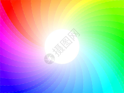 扭曲的彩虹背景图片
