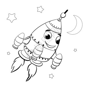 欢乐空间火箭的漫画图片