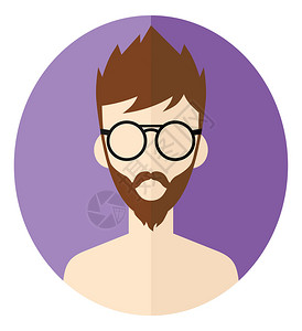 Hipstermanavavatar用户图标片图片