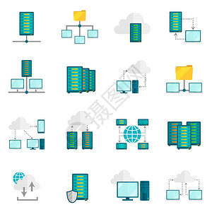 文件托管互联网服务安全访问计算机平板电脑手机平面图标设置抽图片