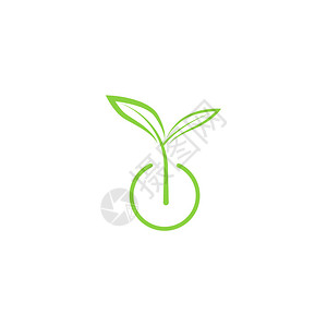 喷芽模拟生态标志绿叶树图片