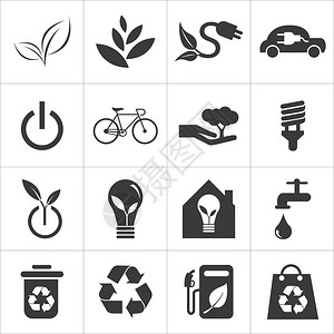 拯救世界和清洁能源图标图片
