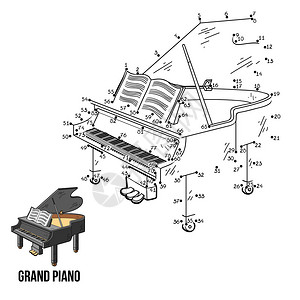 儿童数字游戏乐器原钢琴图片