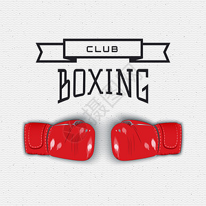 拳击徽章标识和标签可用于时装设计体育俱乐背景图片