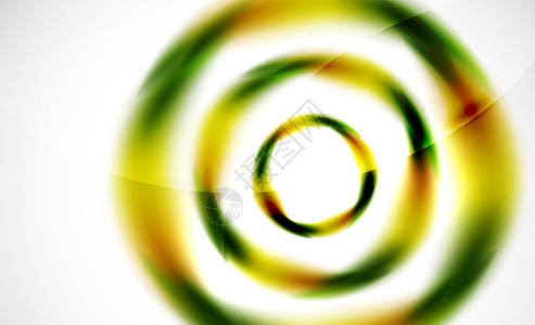 模糊的旋转圆环形状抽象背景图片