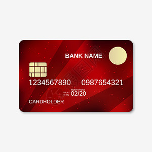 银行卡信用卡设计模板摘要bvi背景图片