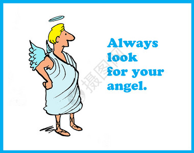 关于守护天使的漫画图片