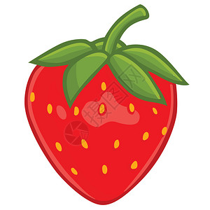 新鲜草莓剪贴画矢量图图片