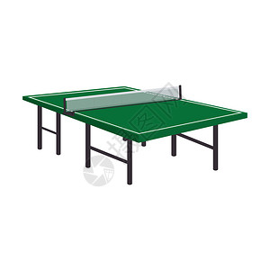 网球乒乓球绿木绿色矢量说明背景图片