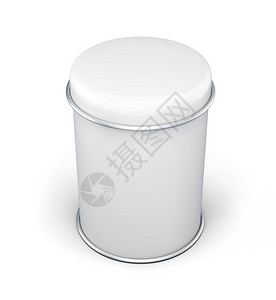 用于散装产品的罐头白色锡箱包装容器用图片