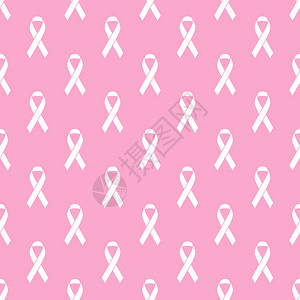 提高对乳腺癌认识月的几何无缝模图片