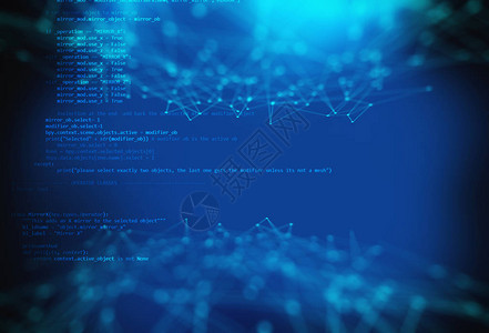 科技企业宣传片脚本软件开发商和计算机脚本的编程代码抽象技术背景设计图片