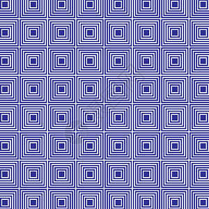 蓝色方块几何图案矢量图图片