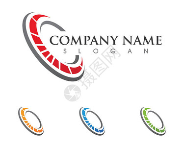 连接Logo模版矢量图片