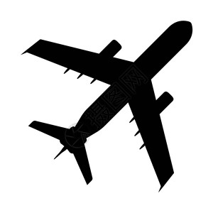 飞机平面图标志和符图片