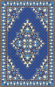 东方抽象装饰品地毯封面披肩纺织品和任何表面的彩色模板带有花丝细节的背景图片