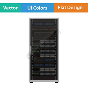 服务器架图标平面设图片