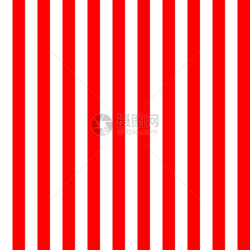红色条纹无缝背景矢量图白色背景上的红色带简单的图片