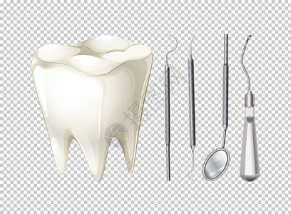牙齿和牙科设备插图图片