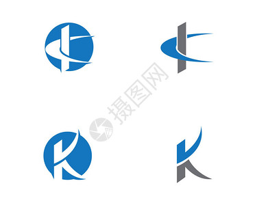 K字母Logo商务图片