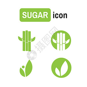 甘蔗糖甘蔗甘蔗平板图标图片