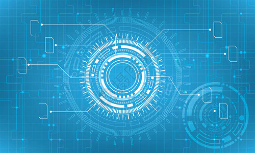 抽象未来数字科学技术概念背景图片
