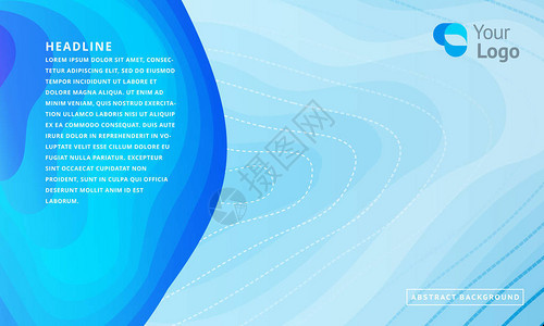 蓝色背景矢量设计的概念地形图等高线背景装饰网页布局或海报横幅网站小册子背景图片