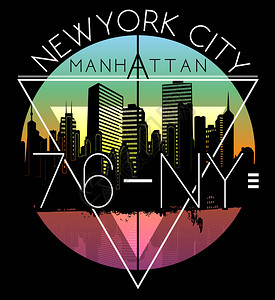 纽约市平面设计图片