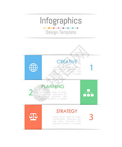 您的业务数据包含3个选项部件步骤时限或流程的图表设计要素矢量说图片
