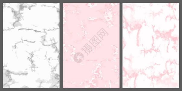 大理石矢量封面粉色白色和银色可爱的豪华背景婚礼邀请卡图片