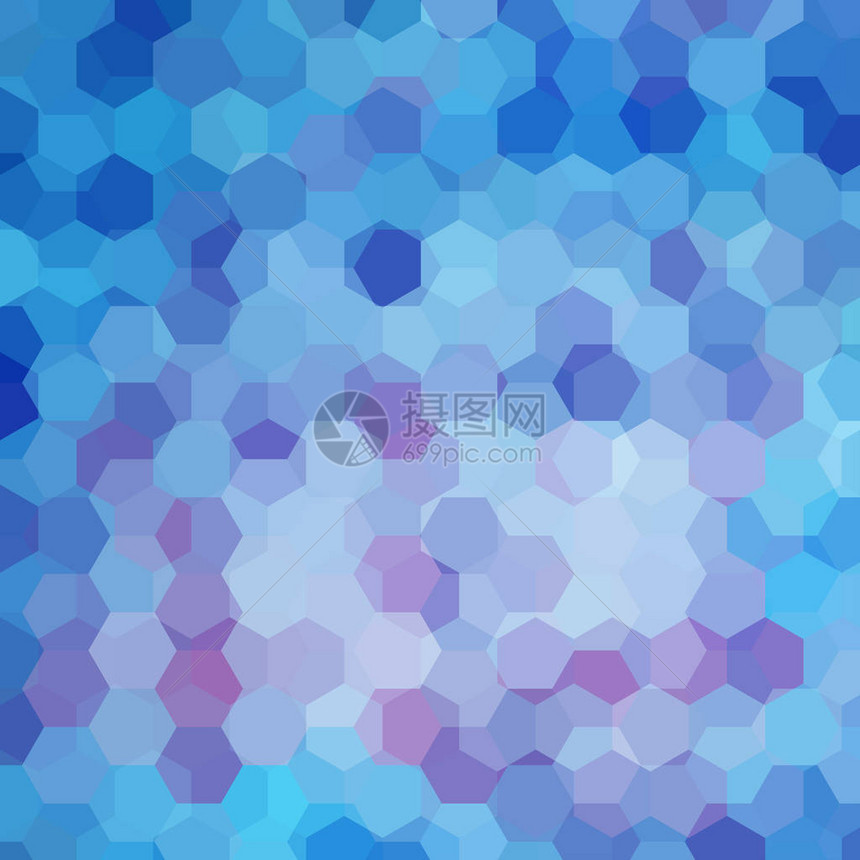 带有蓝色紫色六边形的矢量背景可用于封面设计书籍设计网站图片