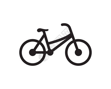 自行车标志图标设计模图片