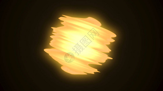 抽象的火热球体背景与发光的旋转背景发光的球体闪亮的圆形框架图片
