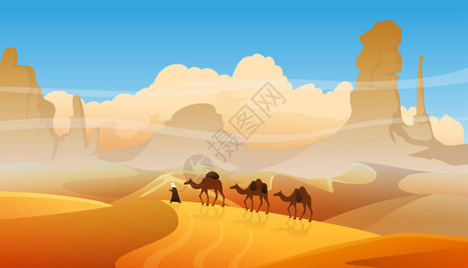 沙漠山脉沙石背景图片