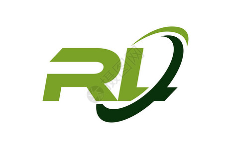 RLLogoSwoushEllipse绿色图片