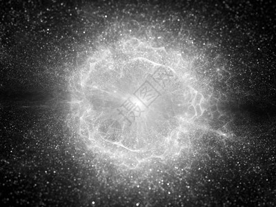 大爆炸空间爆炸黑白效果计算机生图片