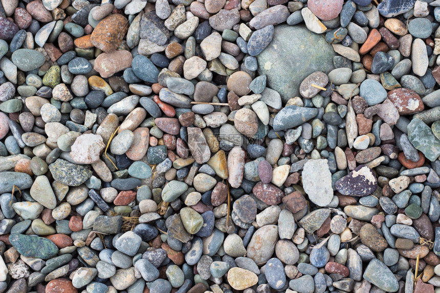抽象背景干燥圆形reeble石头鹅卵石纹理图片