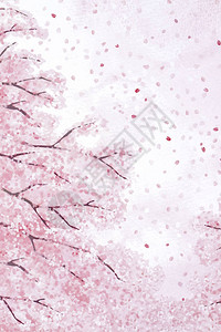 粉红色花朵日本樱桃花图片