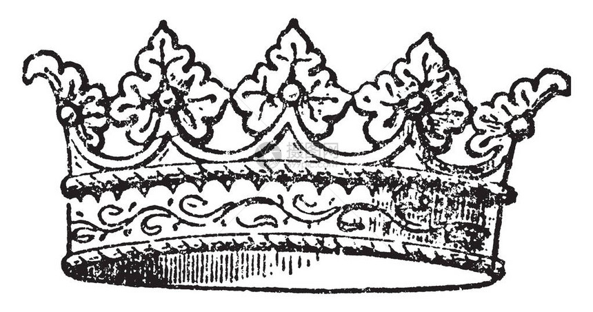 柯罗内特是一个小皇冠古代线图片