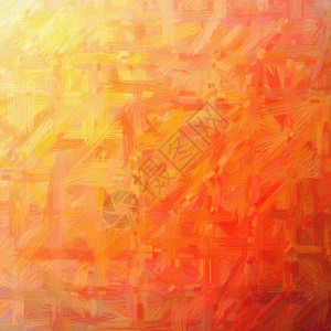 抽象的橙色布里斯特勒笔刷油画图片
