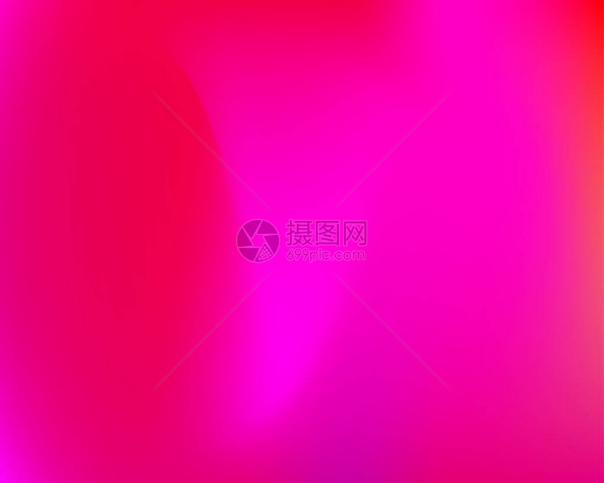 紫色感渐变横幅矢量图模糊的粉红色波浪网格背景生动的玫瑰色平滑矢量模板为您设计的爱情和图片