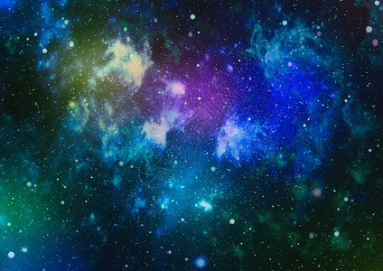 米开朗基罗创世纪宇宙在探索太空深处夜空中充满恒星外插画