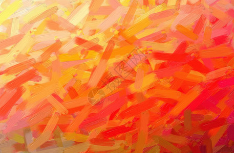 大画笔背景橙色油画的抽象插图背景图片