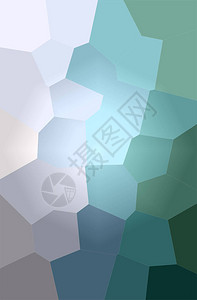 蓝色绿色巨型六边形背景的抽象插图图片