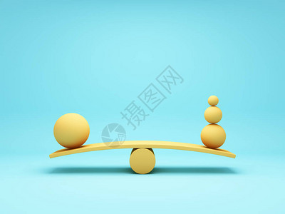 平衡球创意概念亮色3背景图片